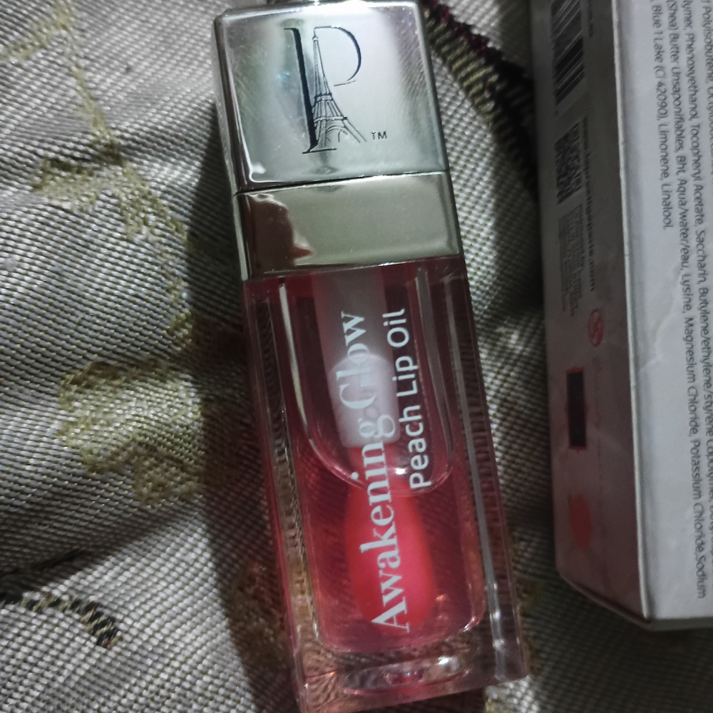 La Prestige Paris Awakening Glow Lip Oil - Peach Tint Full Size BNIB